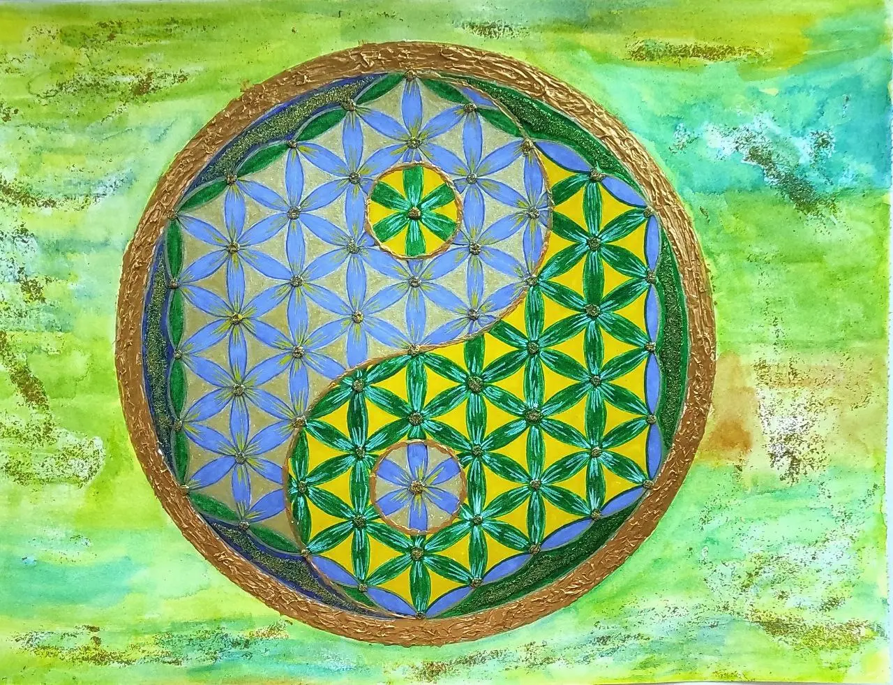 Mandala Flor de la Vida - Geometría sagrada de la creación